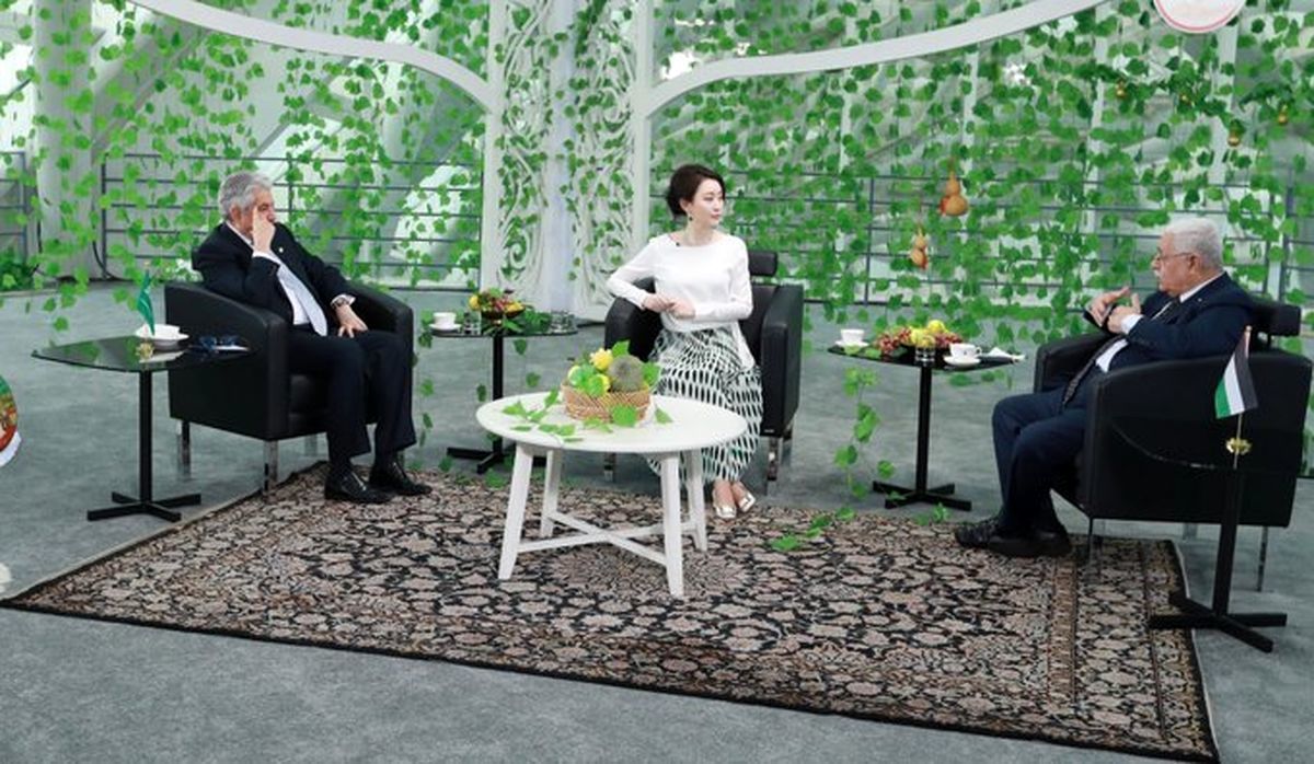 زیبایی فرش ایرانی در برنامه تلویزیونی چین +عکس 